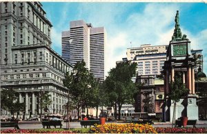 US5277 montreal quebec looking east from dominion square  canada