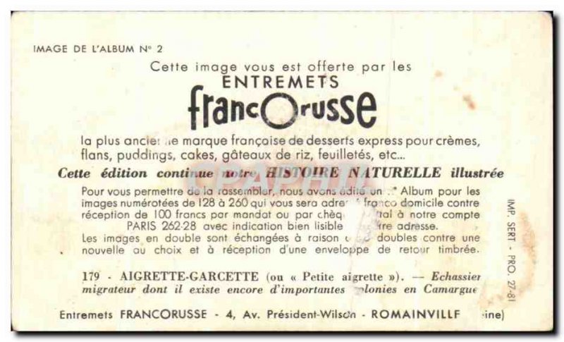 Image Entremets Francorusse Egret Garcette