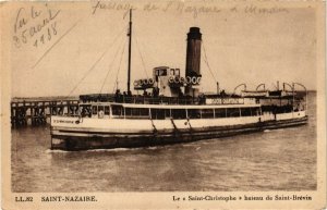 CPA St-NAZAIRE - Le St-Christophe bateau de St-BRÉVIN (250976)