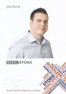 John Acres BBC Radio Stoke Cast Card Photo