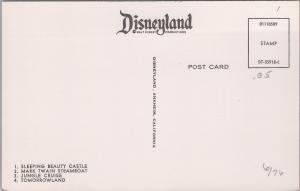 Disneyland, Multi-View-Sleeping Beauty Castle, Steamboat, Jungle Cruise, Tomorro