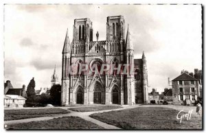 Avranches - La Cathedrale Notre Dame - Old Postcard