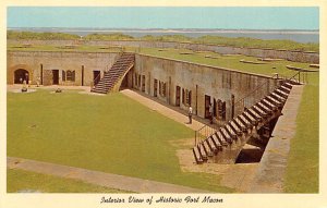 Historic Fort Macon, Atlantic Beach NC USA Civil War Postcard
