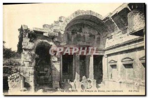 Old Postcard Nimes The Inner Temple of Diana View