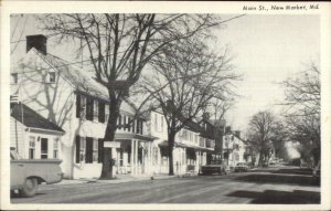 New Market MD Main St. Old Postcard