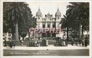 Modern Postcard Monte Carlo Casino The entrance