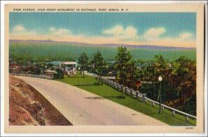 Park Avenue, High Point Monument, Port Jervis NY