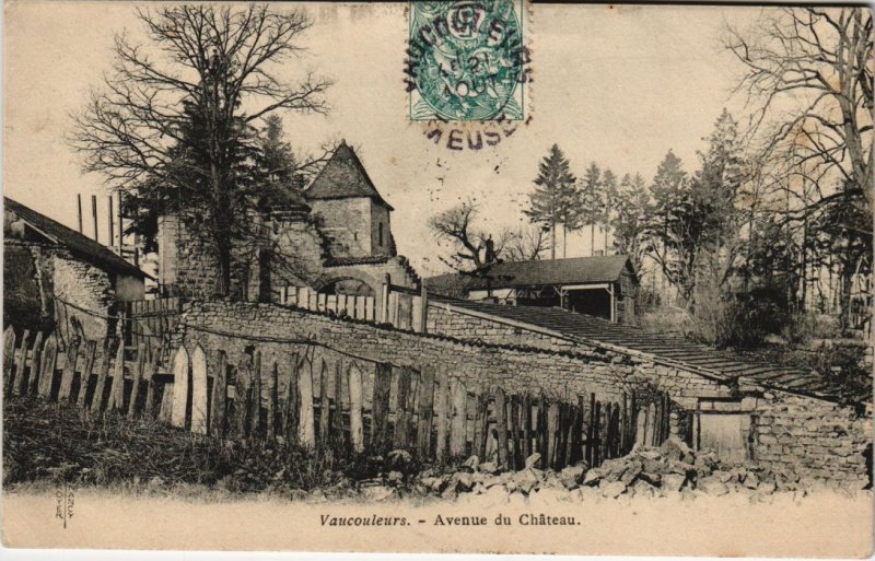 CPA Vaucouleurs - Avenue de chateau (118819)