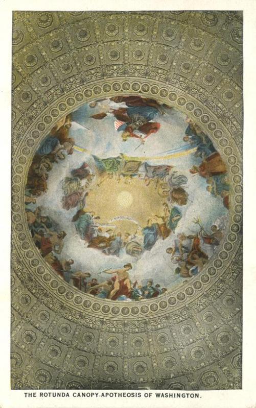 Rotunda Canopy - Apotheosis of Washington - Washington, DC - WB