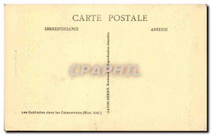 Saint Emilion Old Postcard The dustbin in the catacombs