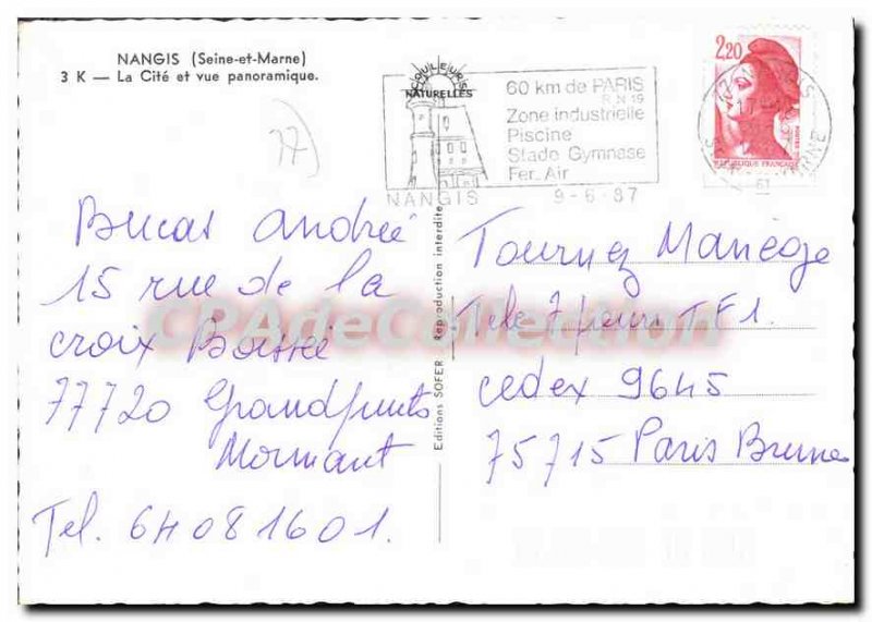 Postcard Modern Nangis La Cite and panoramic view