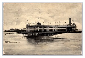 Casino Pier Asbury Park New Jersey NJ DB Postcard W11