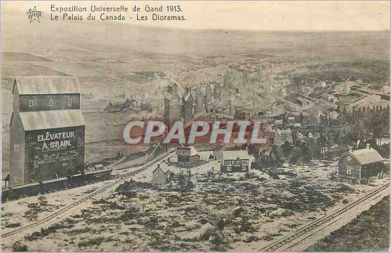 Old Postcard The Dioramas The Palace of Canada Expo 1913 Grand