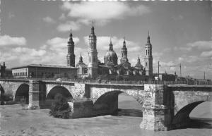 BR16460 Zaragoza Pont de Pierre sur l Ebre    spain