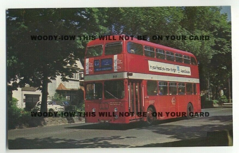 tm123 - London Transport Bus No XA 36 - postcard
