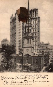 New York City St Paul's Cathedral 1904