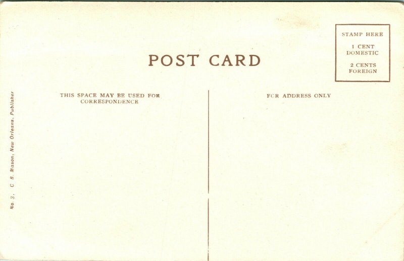 Vtg Postcard 1907 Princess Park - Shreveport, Louisiana Hand-Colored S19