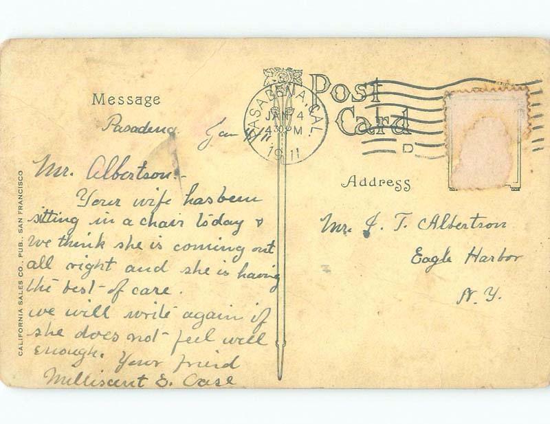 Divided-Back POINT LOMA LIGHTHOUSE San Diego California CA E9900