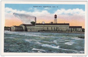 Paper Mill, MARINETTE, Michgan, 30-40s