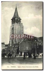 Paris Postcard Ancient Church Saint Germain