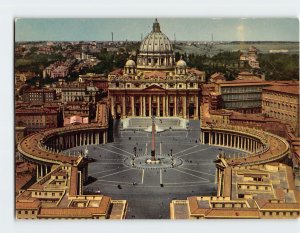 Postcard St. Peter's Square, Rome, Italy