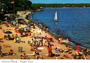 Niantic, Connecticut - Crescent Beach - Continental Size - 1950s