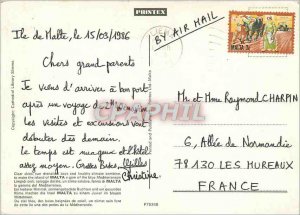 Postcard Modern Malta