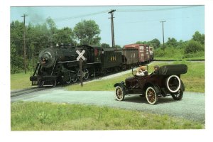 Steam Locomotive Train 1922 Buick Car Spencer Shops Historic North Carolina 1992