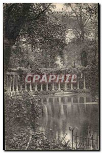 Paris Old Postcard Park heap the Naumachia