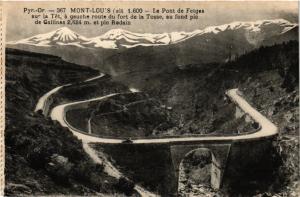 CPA MONT-LOUIS - Le Pont de Feiges sur la Tet (451483)