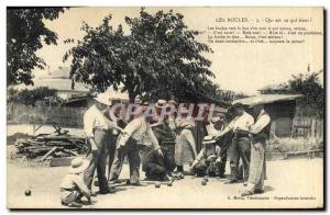 Old Postcard The TOP Petanque balls