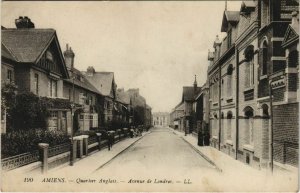 CPA AMIENS Avenue de Londres Quartier Anglais (18412)