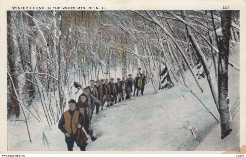 Winter Hiking in the White Mts. , New Hampshire , 1910s