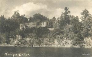 1945 OSAGE BEACH MISSOURI Malibu Beach RPPC Real Photo postcard 676