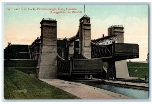 c1910 Hydraulic Lift Lock Peterborough Ontario Canada Antique Unposted Postcard