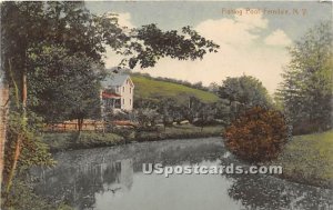 Fishing Pool - Ferndale, New York NY Postcard