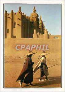  Modern Postcard Mali Djenne the mosque D clay