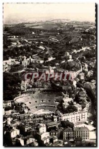 Vienna on the Rhone Postcard Old Aerial view the Roman theater and the Pipet ...