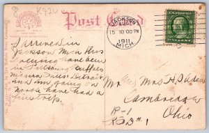K17/ Lewiston New York Postcard c1910 Niagara Falls Belt Trolley Line 379