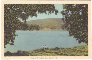 Bras d'Or Lakes, Cape Breton Island, Nova Scotia, Vintage PECO Postcard