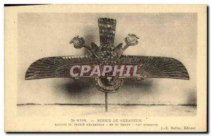 Old Postcard Pin Jewelry Serapeum Prince Khaemonias