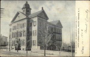 Mount Mt. Vernon NY Fifth Ave School c1910 Postcard
