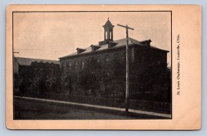 J97/ Louisville Ohio Postcard c1910 Louisville Orphanage Building 190