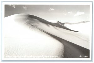c1940's White Sands National Monument New Mexico NM Cline RPPC Photo Postcard