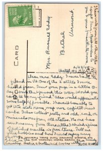 1948 Along the Beautiful St. John River New Brunswick Canada Postcard