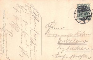 L409 Germany Konstanz 1911 Zeppelin Ship vintage postcard