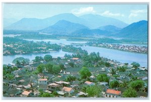 c1960's General View of Nha Trang South Viet-Nam Vintage Unposted Postcard