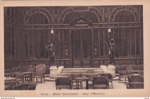 PARIS, France, 1900-1910's; Hotel Continental, Cour D'Honneur