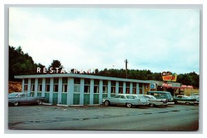 Vintage 1950's Advertising Postcard Neil's Restaurant Route 3A West Franklin NH