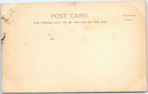 Pre-1907 Warwick, England 2 View Guy Cliffe Aerial Halfpenny Postcard Pasted A43